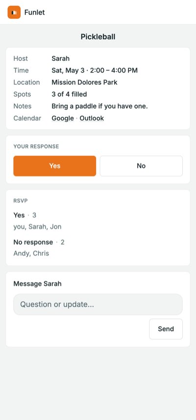 Active · room · responded Yes — built page