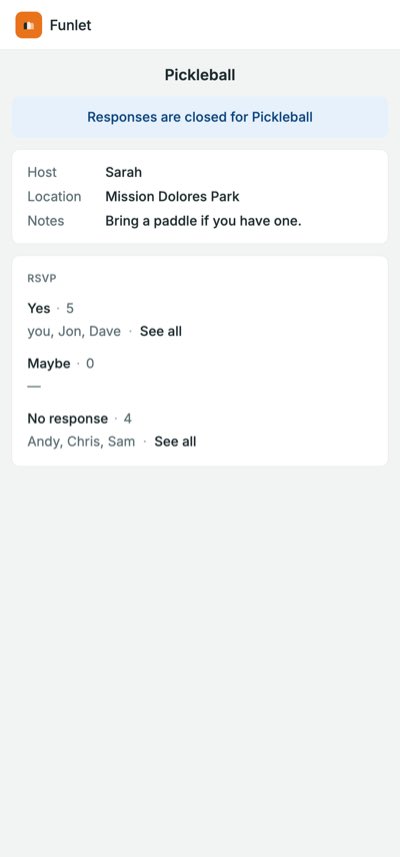 Closed — built page