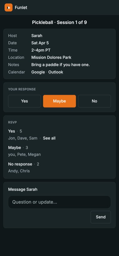 Recurring · active — built page