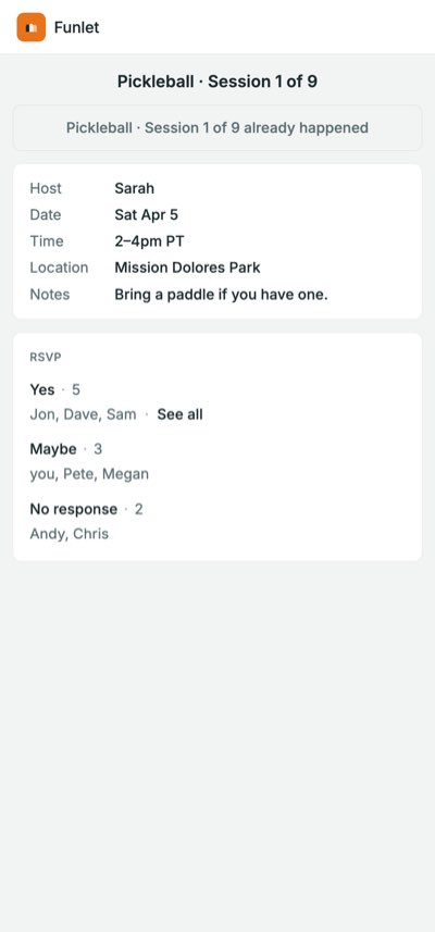 Past — built page