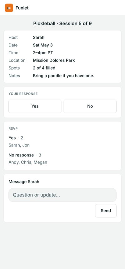 Active · cap has room — built page
