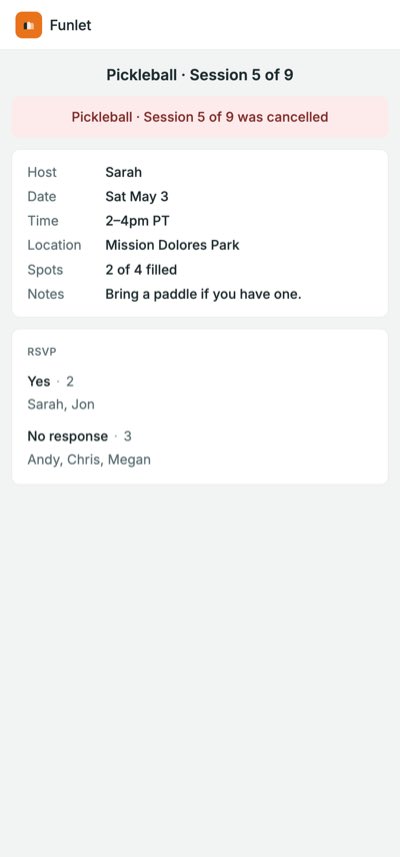 Cancelled — built page