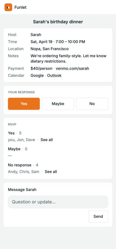 Active · responded Yes — built page