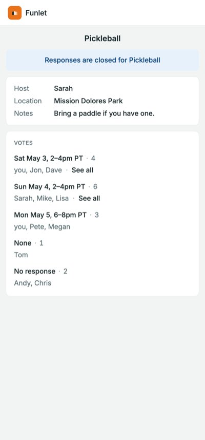 Closed — built page