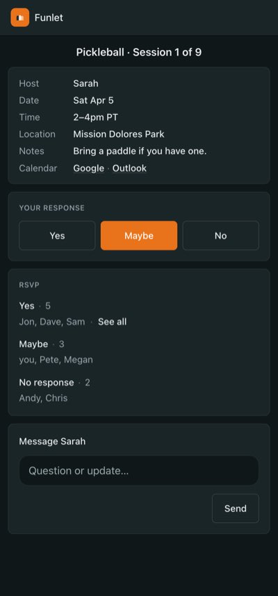 Recurring · active — canonical mockup