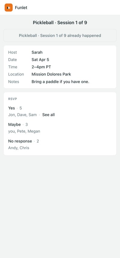 Past — canonical mockup